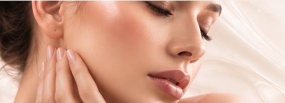 Close-up of a skincare treatment